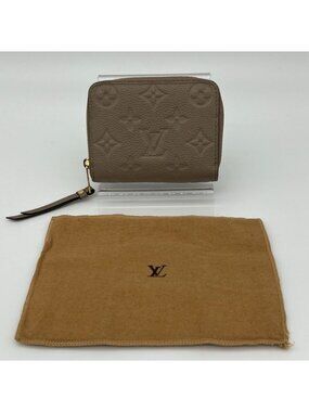 Louis Vuitton Monogram Empreinte Zippy Coin Pass IC Tag Handbag